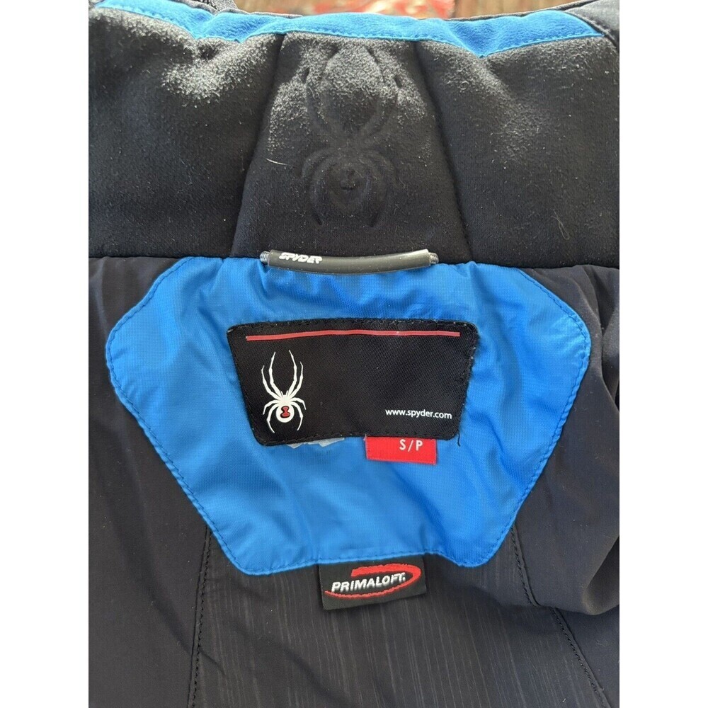 SPYDER Pinnacle Style 133032 Black Blue Ski Jacket Men's Small - Picture 12 of 16